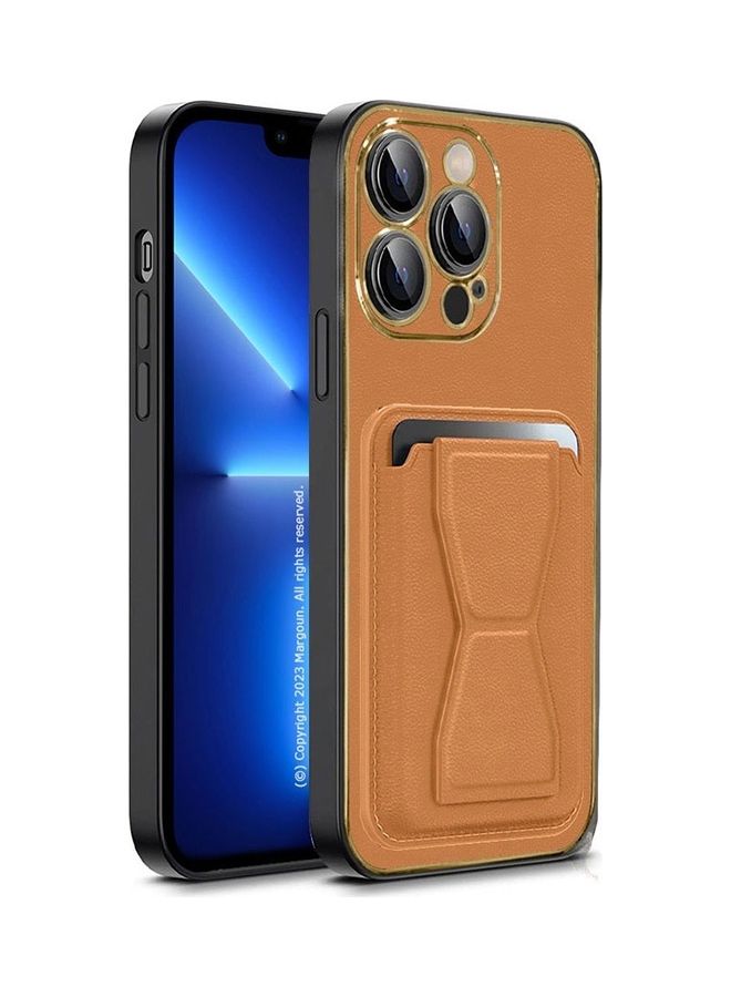 مارجون غطاء حماية لجهاز آيفون 13 برو ماكس مع حامل ومحفظة - Image 1