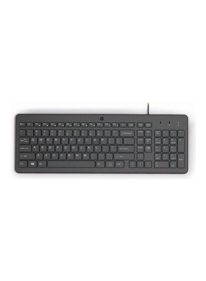 HP Wired Keyboard USB Black  - Image 1