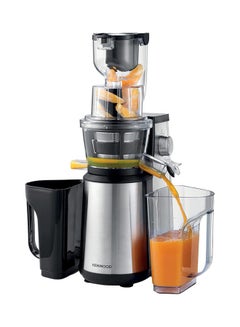 Slow Masticating Juicer Extractor Easy To Clean Cold Press Machines With Stainless Steel Body Quiet Motor And Reverse Function Powerfull 1 L 400 W JMM71.000BK Silver - v1684130507/N53405922A_1