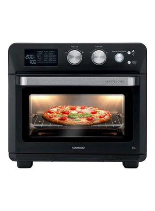 2 In 1 Air Fryer Oven Toaster Grill With Large Capacity Rotisserie Function For Frying Roasting Grilling Broiling Baking Browning Defrosting Heating 25 L 1700 W MOA25.600BK Black - v1684130627/N53405926A_1