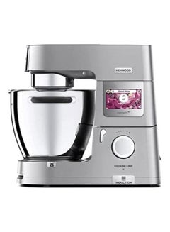 KENWOOD Stand Mixer Metal Body Kitchen Machine Cooking Chef Xl With Induction Cooking Function Built In Weighing Scale Stainless Steel Bowl And Food Steamer 5 Tools Glass Blender Food Processor 6.7 L 1500 W KCL95.424SI Silver  - Image 3