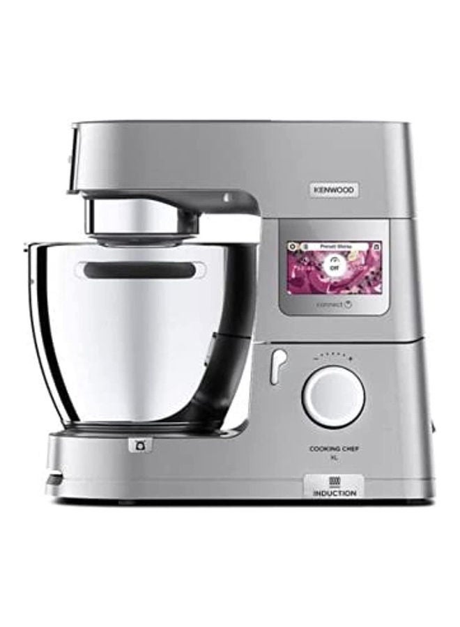 KENWOOD - Stand Mixer Metal Body Kitchen Machine Cooking Chef Xl With Induction Cooking Function Built In Weighing Scale Stainless Steel Bowl And Food Steamer 5 Tools Glass Blender Food Processor 6.7 L 1500 W KCL95.424SI Silver - Image 1