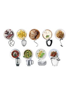 KENWOOD Stand Mixer Metal Body Kitchen Machine Cooking Chef Xl With Induction Cooking Function Built In Weighing Scale Stainless Steel Bowl And Food Steamer 5 Tools Glass Blender Food Processor 6.7 L 1500 W KCL95.424SI Silver  - Image 5