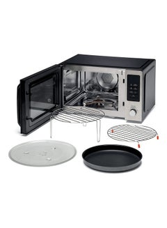 KENWOOD 4 In 1 Microwave Oven Air Fryer Grill Convection With 19 Preset Programs Digital Display 5 Power Levels Defrost Function 95 Minutes Timer Clock Function 30 L 1000 W MWA30.000BK Black  - Image 4