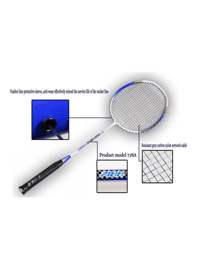 كول بيبي مضرب تنس الريشة من سبائك الألومنيوم من COOLBABY مضرب مزدوج - مجموعة مضرب تنس الريشة للأطفال والكبار - Image 4