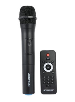 SONASHI Rechargeable Trolley Speaker System With Remote Control And Microphone Usb / Bluetooth/ Sd Card Slots And Fm Stereo Radio Led Display With Recording Function High Sound Speaker For Parties SPS-7812RT Black  - Image 4