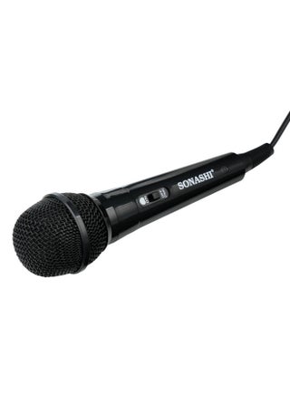 Dynamic Wired Karaoke Microphone - Metal Handheld Mic With On And Off Switch Anti Noise Function Long Effective Working Range High Vocal Quality SMP-301 Black - v1684137775/N22363310A_1