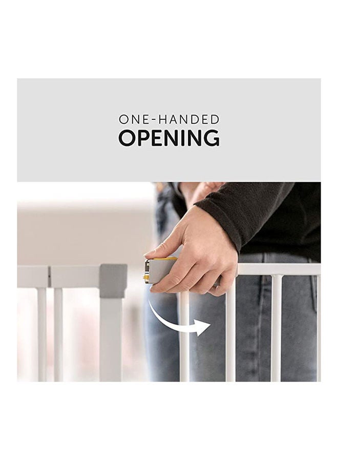 hauck - Stop N Safe 2 Safety Gate For Children With 21 Cm Extension, No Drilling, 96 - 101 Cm Wide, Expandable, Metal Grille - Image 1