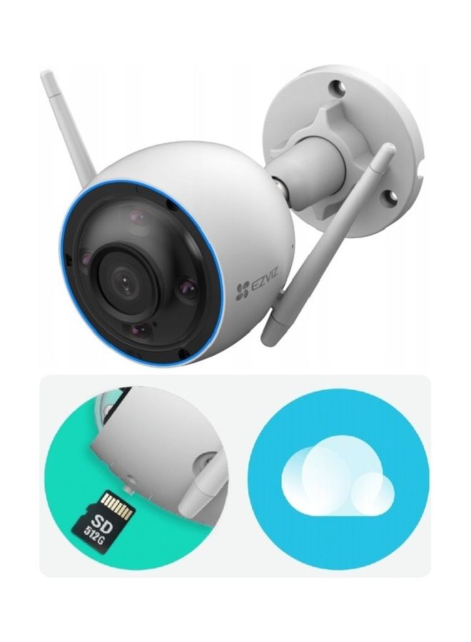 EZVIZ - H3 Wi-Fi Smart Surveillance Camera Color Night Vision Ip67 Weatherproof Design Waving Hand Recognition And Control H.265 Video Technology Two Way Talk 3K 5Mp Resolution - Image 1