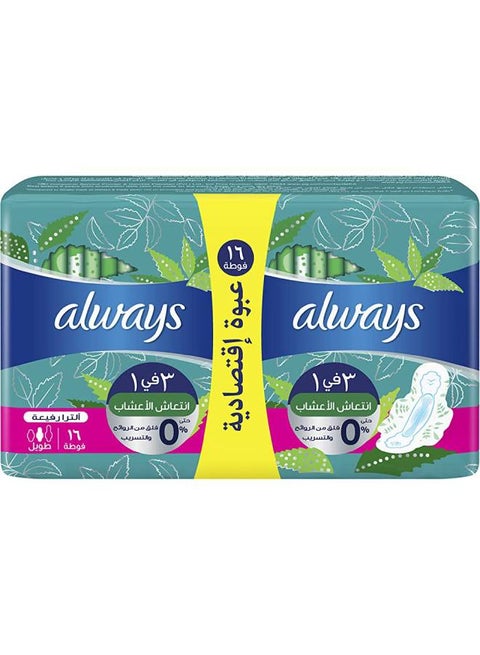 Herbal Freshness Ultra Thin Long Pads - 16 Pads Long