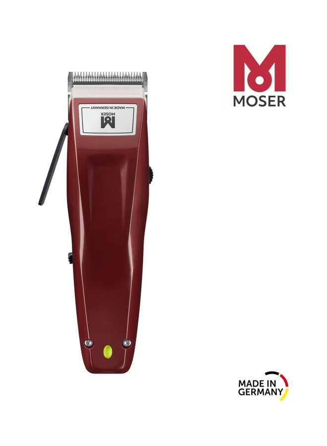 MOSER 1400 Cordless Professional Cordless Clipper  for Hair & Beard Burgundy 