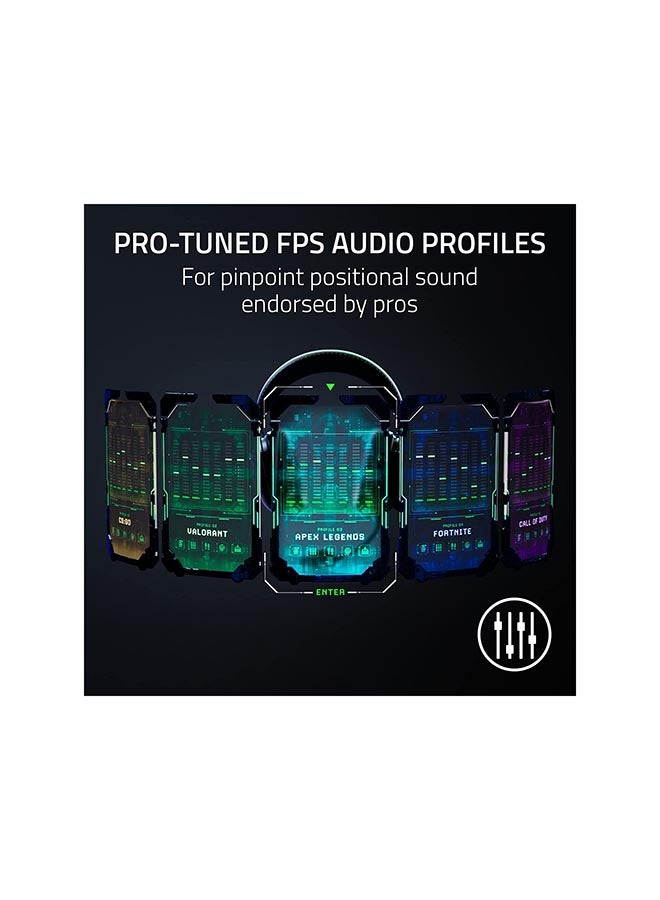 RAZER - Blackshark V2 Pro Wireless Gaming Headset 2023 Edition 50Mm Titanium Drivers Hyperclear Super Wideband Mic Noise-Isolating Earcups Ultra Soft Memory Foam 70 Hour Battery Life - Image 1