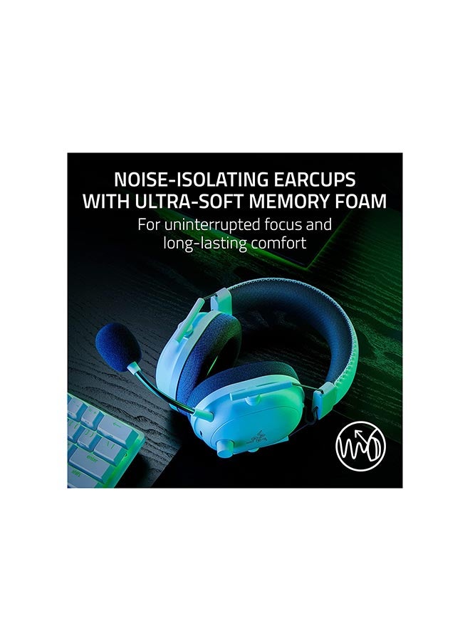 RAZER - Blackshark V2 Pro Wireless Gaming Headset 2023 Edition 50Mm Titanium Drivers Hyperclear Super Wideband Mic Noise-Isolating Earcups Ultra Soft Memory Foam 70 Hour Battery Life - Image 1