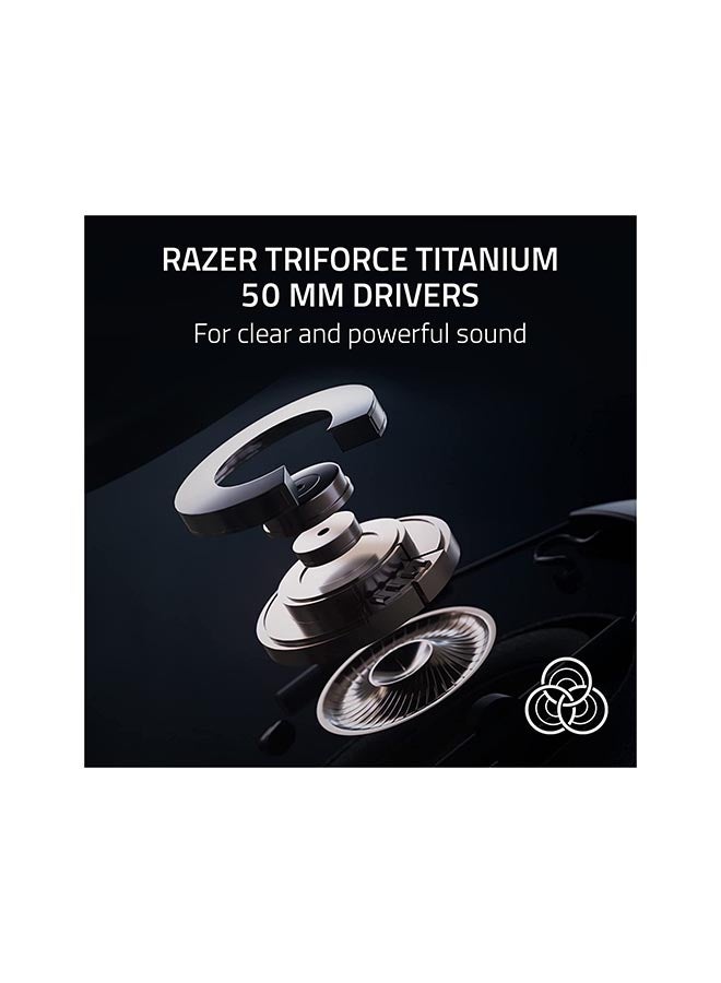 RAZER - Blackshark V2 Pro Wireless Gaming Headset 2023 Edition 50Mm Titanium Drivers Hyperclear Super Wideband Mic Noise-Isolating Earcups Ultra Soft Memory Foam 70 Hour Battery Life - Image 1