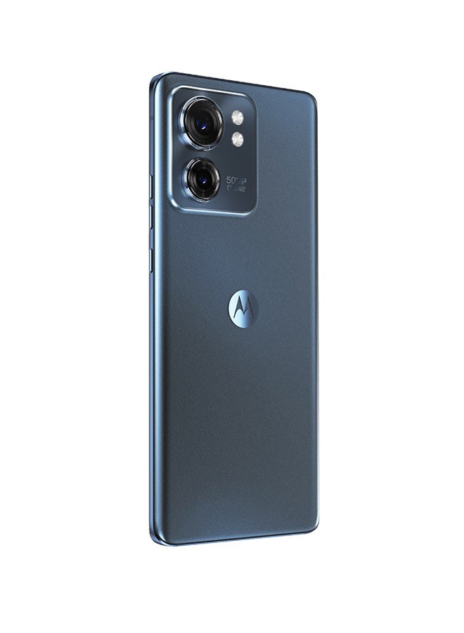 Motorola - Motorola Edge 40 Dual SIM Lunar Blue 8GB RAM 256GB 5G with Anker Buds & Panzer Glass - Middle East Version - Image 1