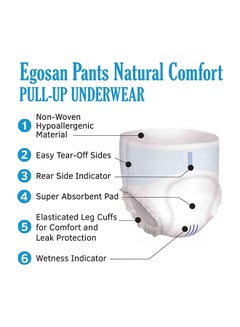 EGOSAN 14-Piece Natural Comfort Pants - Large  - Image 2