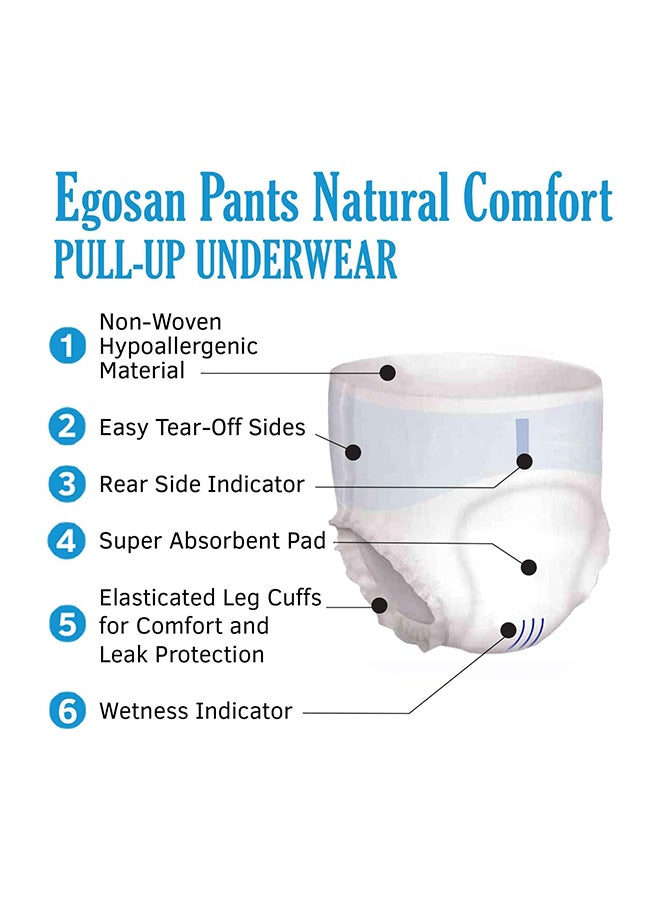EGOSAN 14-Piece Natural Comfort Pants - Large  - Image 2