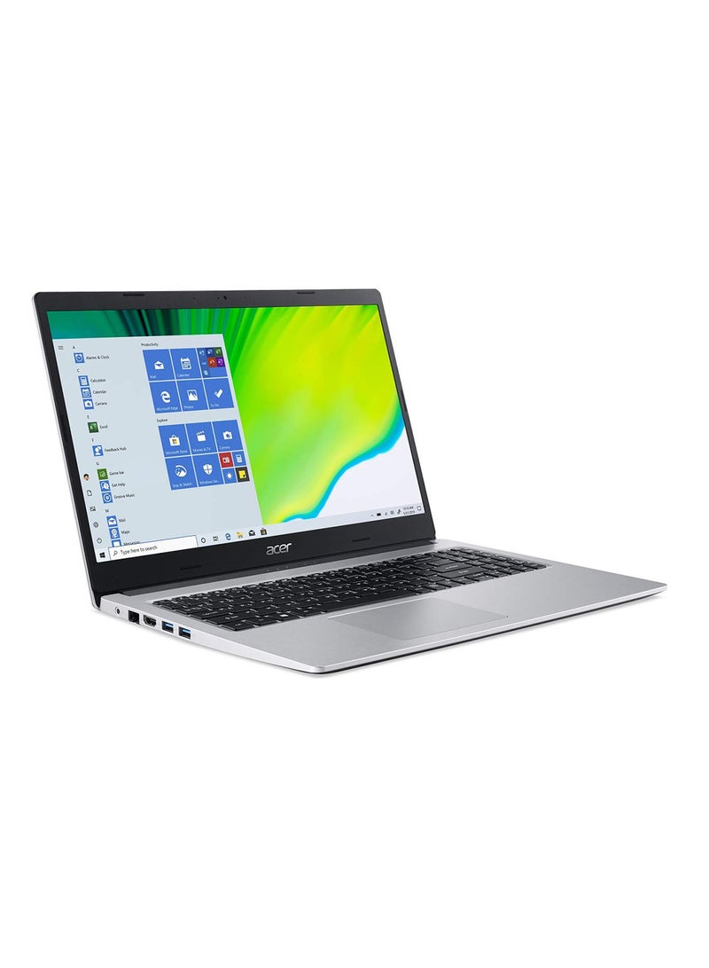 أيسر - الكمبيوتر المحمول Aspire 3 A315 بشاشة FHD مقاس 15.6 بوصة، ومعالج Intel Core i5-1135G7 من الجيل الحادي عشر / ذاكرة وصول عشوائي سعتها 8 جيجابايت / SSD سعة 256 جيجابايت / رسومات Intel UHD / Win 11 / - Image 1