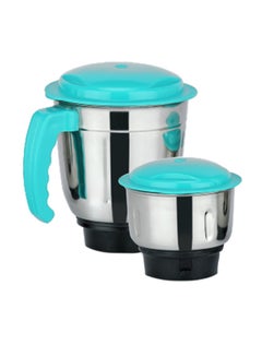 GEEPAS 4-Piece Electric Mixer Grinder 1.2 L 550.0 W GSB5080 White/Blue/Silver  - Image 2