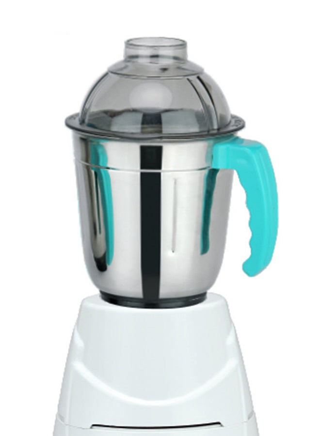 GEEPAS 4-Piece Electric Mixer Grinder 1.2 L 550.0 W GSB5080 White/Blue/Silver  - Image 3