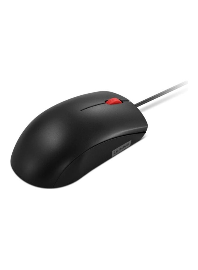 Lenovo Wired Mouse Black  - Image 3
