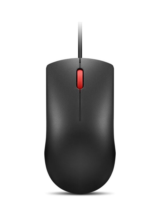 Lenovo Wired Mouse Black  - Image 1