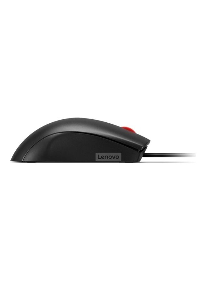 Lenovo Wired Mouse Black  - Image 2