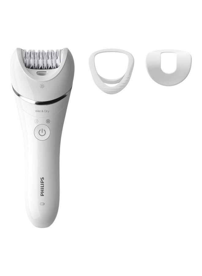 Philips Epilator Series 8000 With 3 Accessories White - Image 1