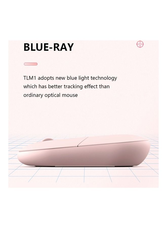 HP - TLM1 Bluetooth dual-mode mouse blueshin technology for Laptop MAC ipad White - Image 1