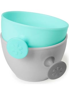 Skip Hop Baby Feeding Mealtime Gift Set - Grey And Teal  - Image 3