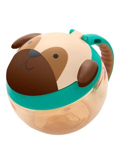 Skip Hop Zoo Snack Cup Back To School, Pug  - Image 1