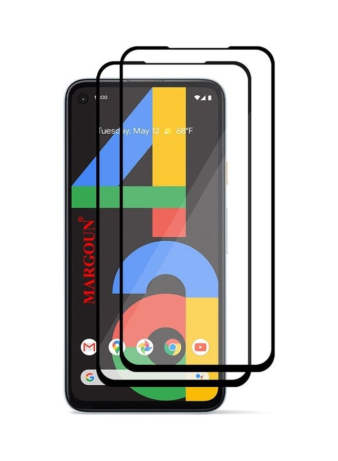 MARGOUN 2 Pack For Google 4a 4G Tempered Glass Screen Protector Full Glue Clear - Image 3