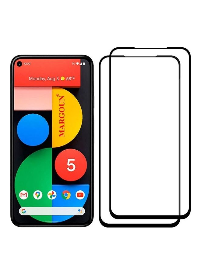 MARGOUN 2 Pack For Google 5 Tempered Glass Screen Protector Full Glue Clear - Image 2