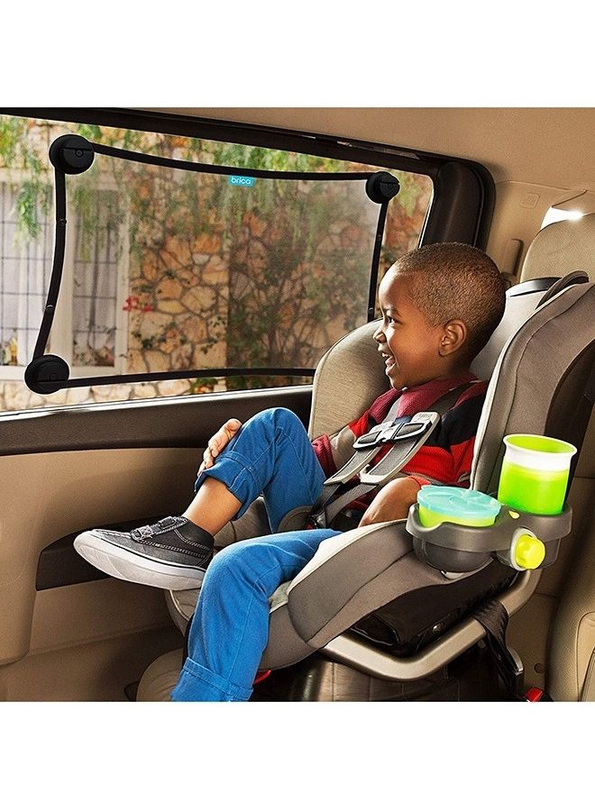 Munchkin Stretch to Fit Sun Shade Provides Maximum Uva/uvb Protection Safe View Premium Mesh Stretch For Max Coverage  - Image 5