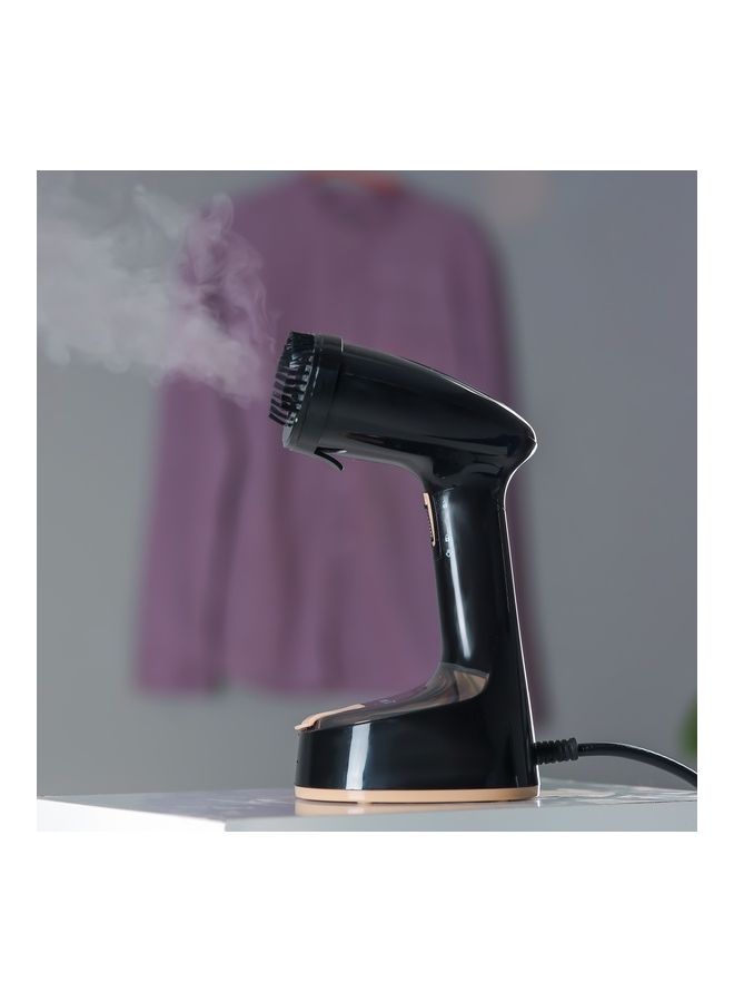 GEEPAS - Handheld Garment Steamer Equipped with Stainless Steel Head 120 ml 1470 W GGS25034 Black - Image 1