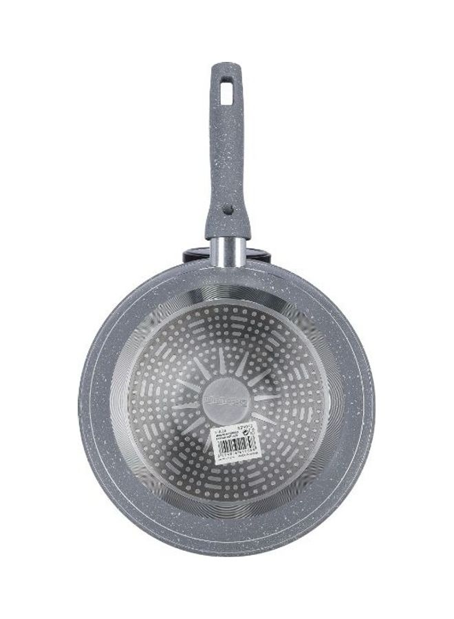 Royalford Smart Granite Series Fry Pan With Lid Grey 26cm - Image 5
