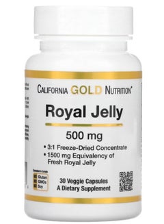 California Gold Nutrition High Potency Royal Jelly - 30 Capsules  - Image 1