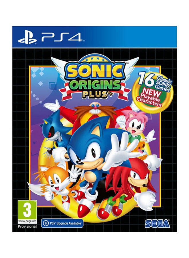 Sonic Origins Plus PS4 - PlayStation 4 (PS4) - v1684224297/N53406364A_1