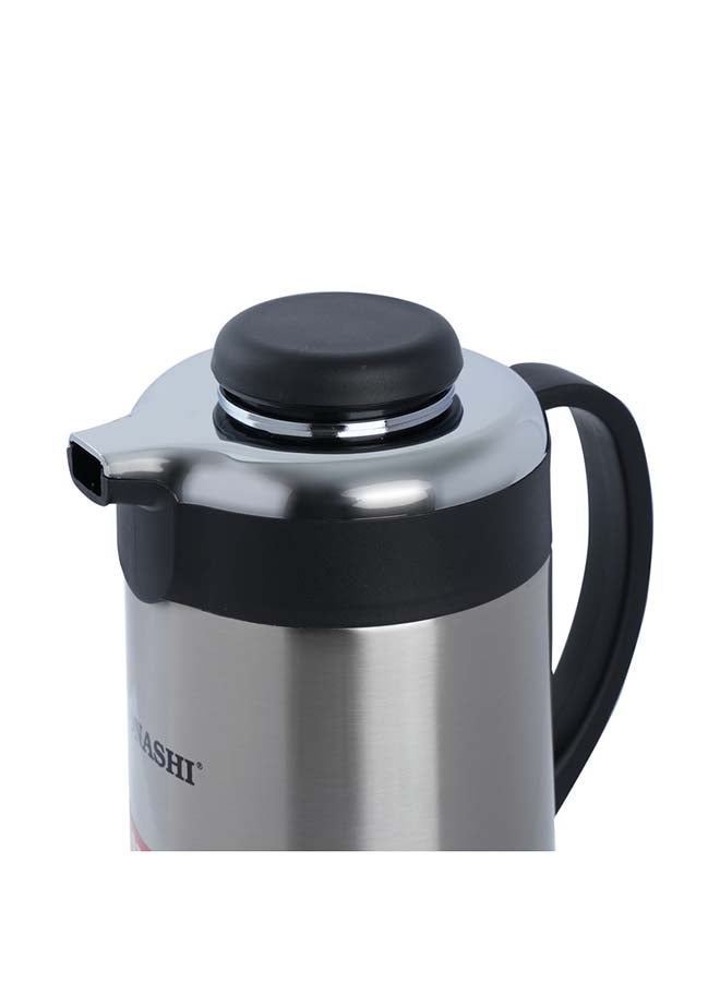 SONASHI 25L Vacuum Flask  for Hot And Cold Beverages  High Quality Stainless Steel Body with Double Wall Insulation  Unbreakable Flasks with Big Mouth for Daily Use  Portable Friendly SVF-2500 Silver/Black  - Image 5