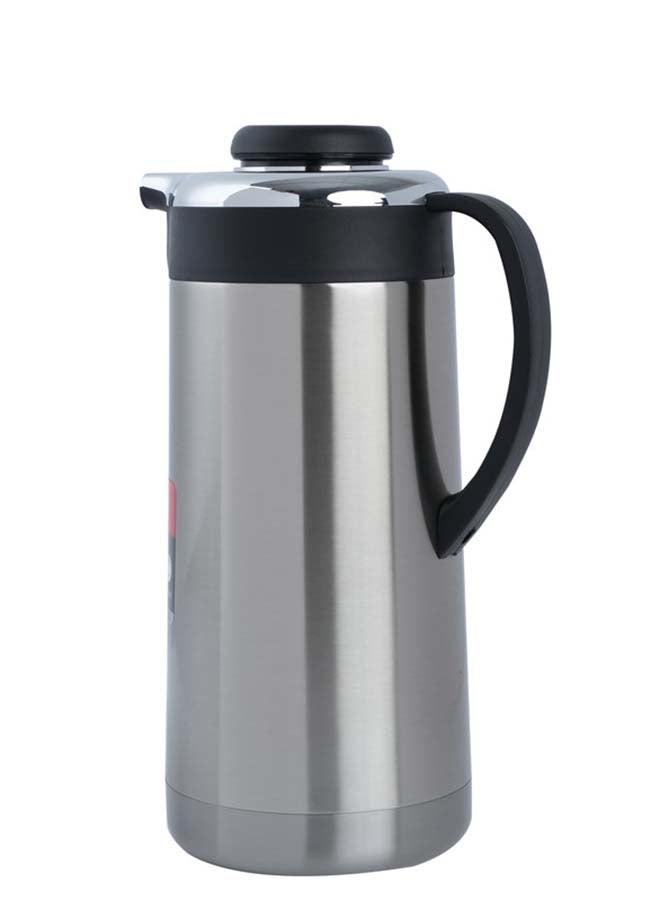 SONASHI 25L Vacuum Flask  for Hot And Cold Beverages  High Quality Stainless Steel Body with Double Wall Insulation  Unbreakable Flasks with Big Mouth for Daily Use  Portable Friendly SVF-2500 Silver/Black  - Image 3