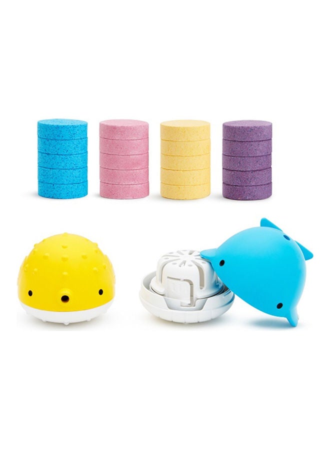 Munchkin - Colour Buddies Moisturising Bath Bombs & Toy Dispenser Set For Children, 22 Piece Set - Image 1