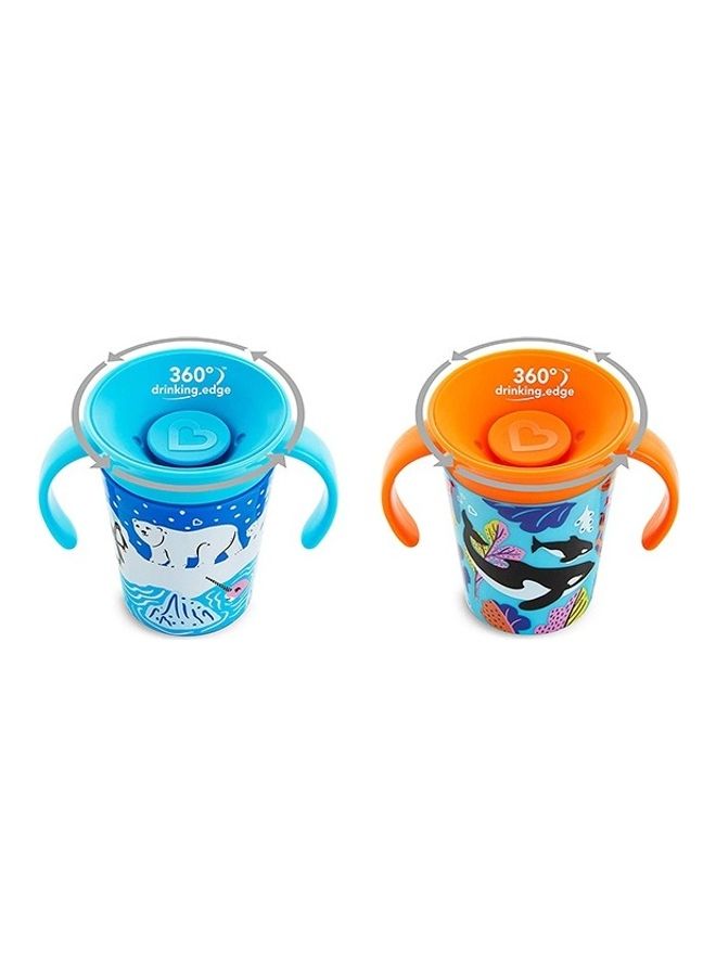 Munchkin 2 Piece Miracle 360° Wildlove Trainer Cup 6oz  - Image 4