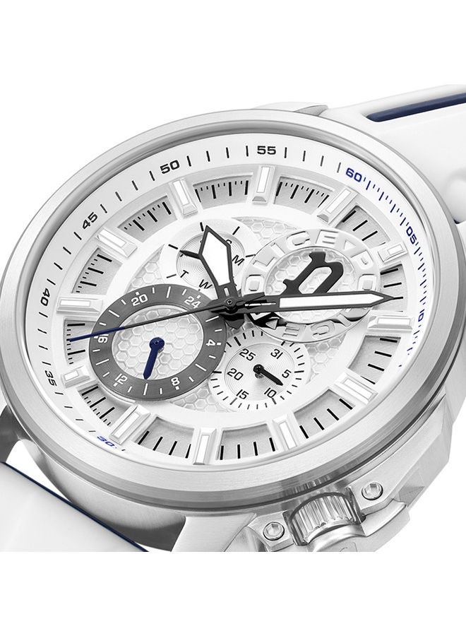 POLICE - Men's Watch Dial With White Silicone Strap - PEWJQ0005105 - Image 1
