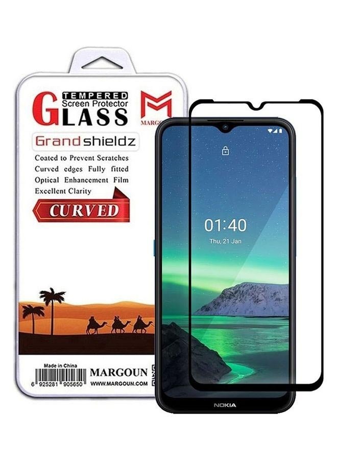 مارجون Nokia 1.4 Tempered Glass Screen Protector Full Glue Back Clear - Image 1