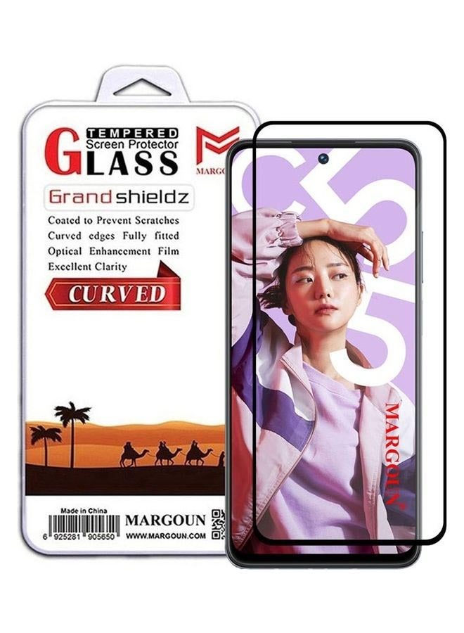مارجون Realme C55 Tempered Glass Screen Protector Full Glue Back Clear - Image 1