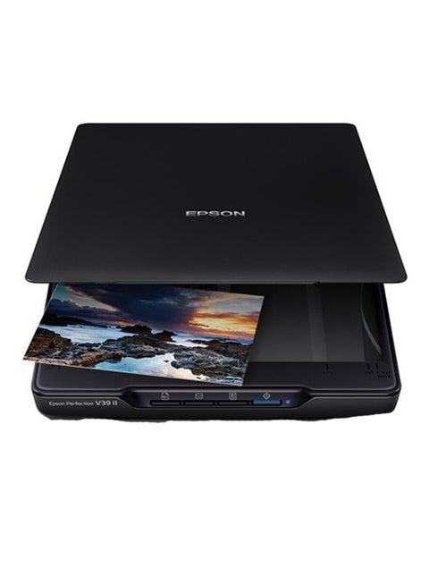Perfection V39II Photo And Document Scanner Black