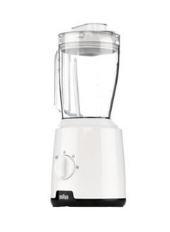 BRAUN Blender, 2 Speeds, Pulse Function, 1.5L Mixing Capacity, 0.150L Chopper, Ice Crush, Steel Knife, Dishwasher Safe, 1.5 L 600 W BRJB1015WH White  - Image 3