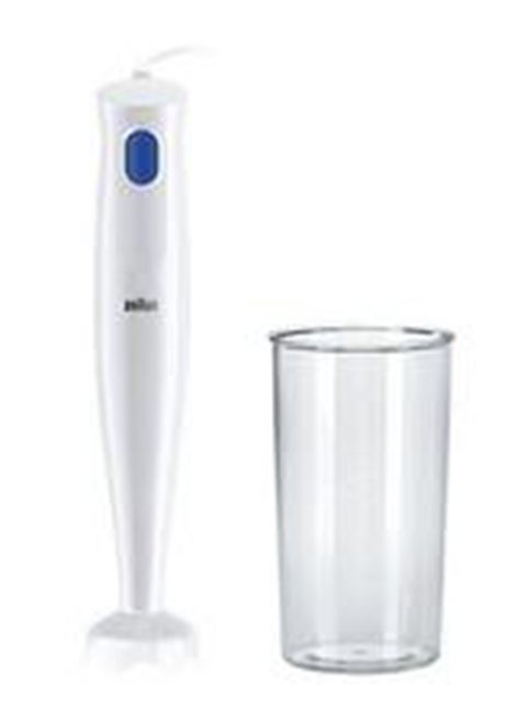 Multi Quick 1, Hand Blender, One Speed, 0.600L Beaker, Dishwasher Safe, 350 ml 450 W MQ10.001PWH White/Blue