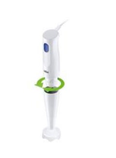 BRAUN Multi Quick 1, Hand Blender, One Speed, 0.600L Beaker, Dishwasher Safe, 350 ml 450 W MQ10.001PWH White/Blue  - Image 3