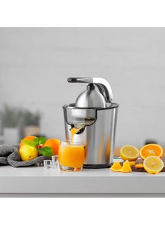 GEEPAS Stainless Steel Citrus Juicer with Aluminum Die Casting Handle 300 W GCJ46018 Silver  - Image 2